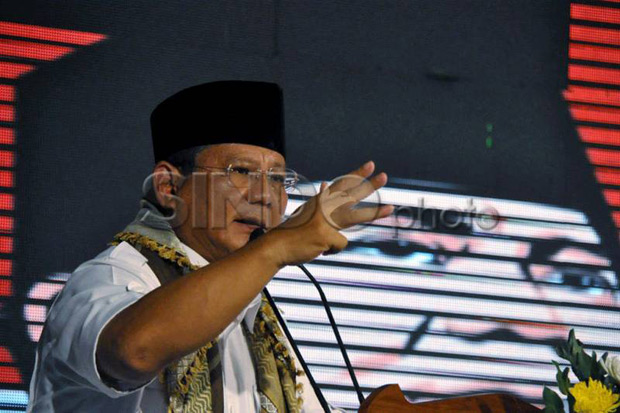 Prabowo: Pemimpin tidak bisa seperti burung Unta