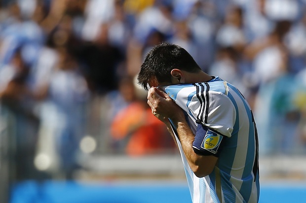 Messi Frustasi Lihat Permainan Argentina