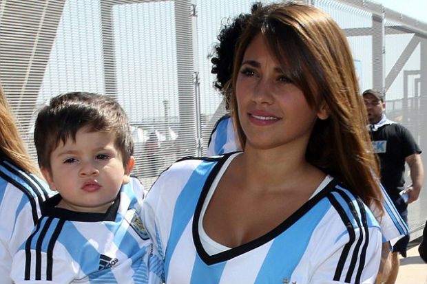 Thiago dan Antonella Dukung Lionel Messi