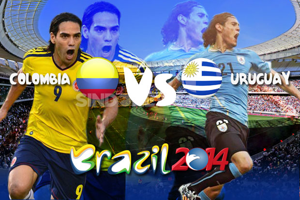 Susunan Pemain Kolombia versus Uruguay