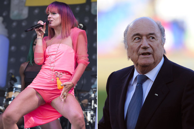 Rocker Wanita Caci-maki Blatter