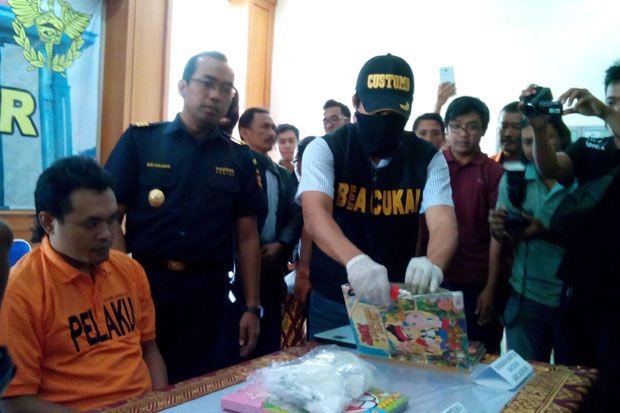Bea Cukai Gagalkan Penyelundupan Narkoba dari Malaysia