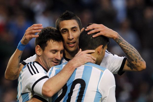 Messi dkk Rayakan Kemenangan dengan Selfie