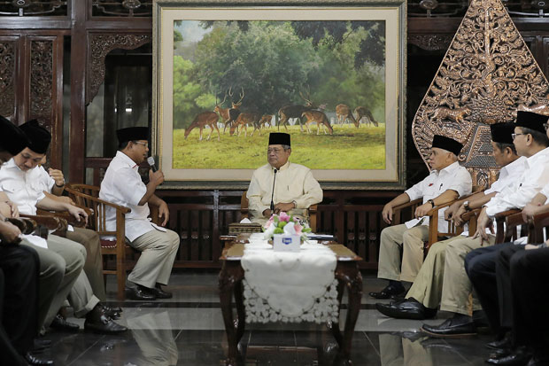 SBY Bertemu Prabowo-Hatta di Cikeas
