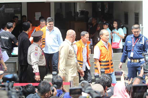 18 Tahanan Kasus Korupsi Coblos di TPS KPK