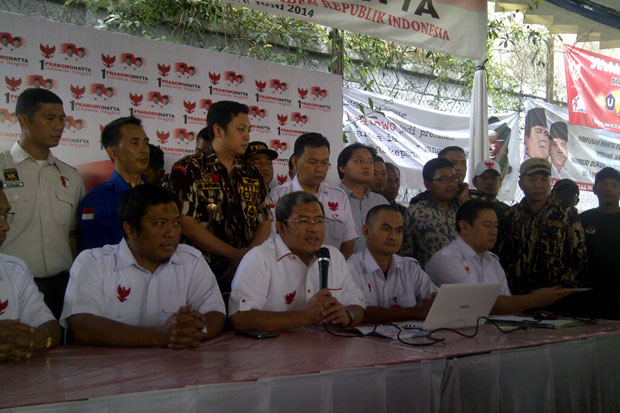 Timses Prabowo-Hatta di Jabar Siaga I Waspadai Kecurangan