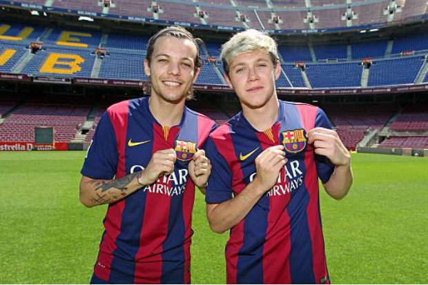Duo Personel One Direction Kunjungi Camp Nou
