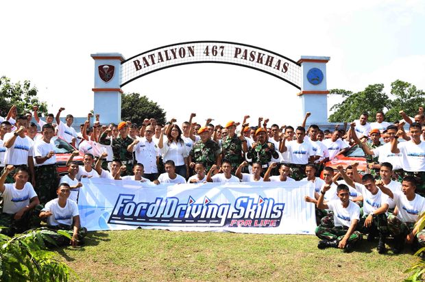 Ford Mengadakan Driving Skills for Life untuk TNI