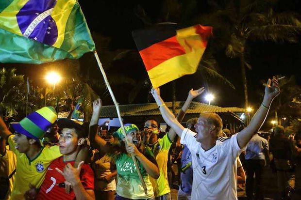 Publik Brazil Senang Argentina Kalah
