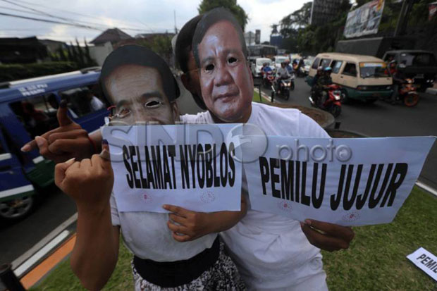 Relawan Prabowo dan Jokowi Bersatu Deklarasi Damai