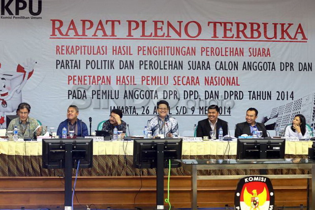KPU Tunda Penetapan Hasil Pilpres 2014