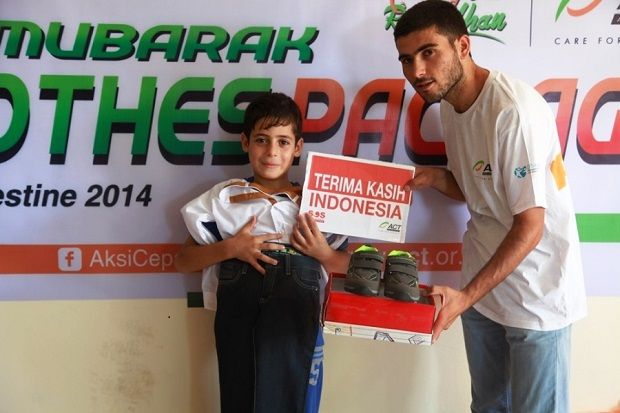 Baju Lebaran Indonesia untuk Anak-anak Gaza