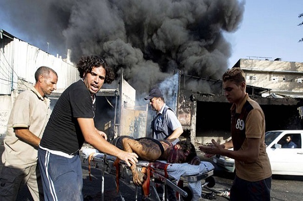 Giliran Pasar di Gaza Dibom Israel, 17 Tewas