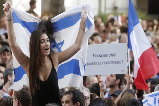 Muncul Demo Pro-Israel di Paris, Polisi Siaga