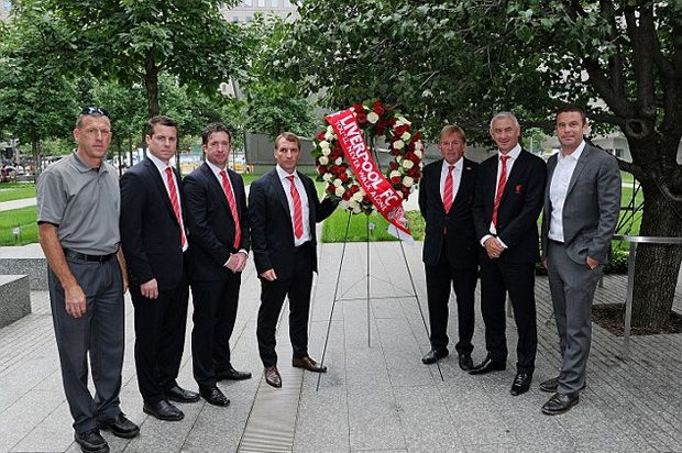 Rodgers Bareng Legenda Liverpool Kunjungi Monumen WTC