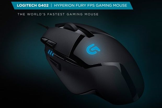 G402 Hyperion Fury Mouse Super Cepat Logitech