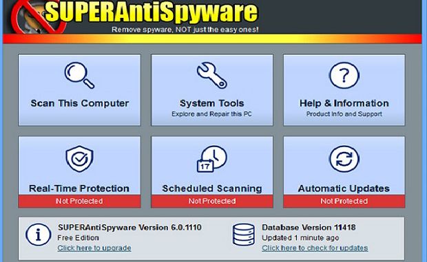 SUPERAntiSpyware Deteksi dan Hapus Ancaman Malware