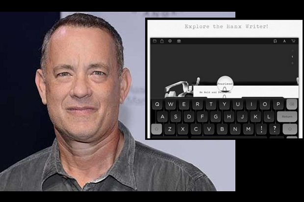 Tom Hanks Ciptakan Aplikasi iOS Hankx Writer