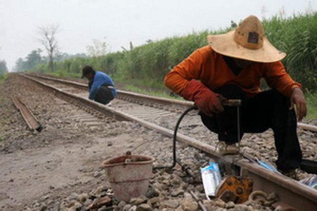 Jalur KA Sukabumi-Bogor Direhabilitasi