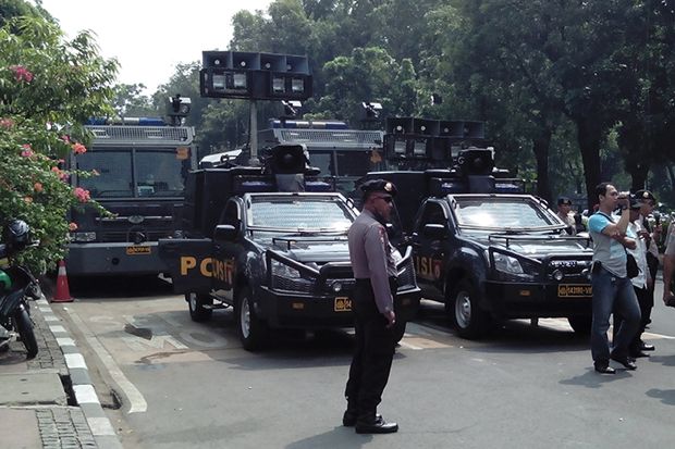 Sidang Putusan Pilpres, 4.000 Polisi Jaga Gedung MK