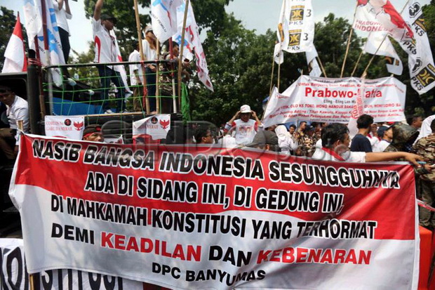 Loyalis Prabowo-Hatta di Blitar Serukan PSU