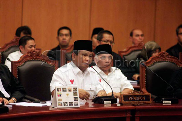 Prabowo-Hatta Tak Hadiri Putusan MK