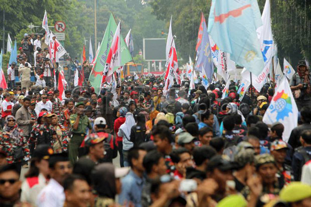 Paska Putusan MK, Jalan Medan Merdeka Barat Masih Ditutup