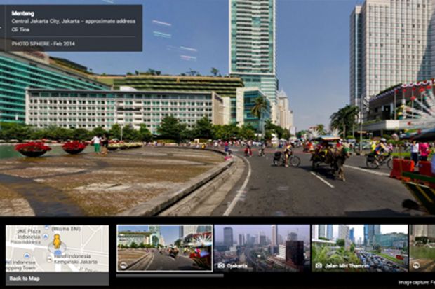 Google Street View Bisa Lihat Suasana Kota Besar di Indonesia