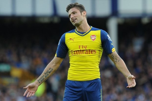 Giroud Absen Hingga Akhir Tahun