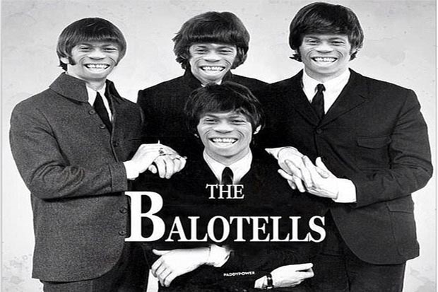 Wajah Balotelli ala The Beatles