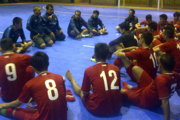 Penggawa Timnas Futsal Gugup Main di Senayan