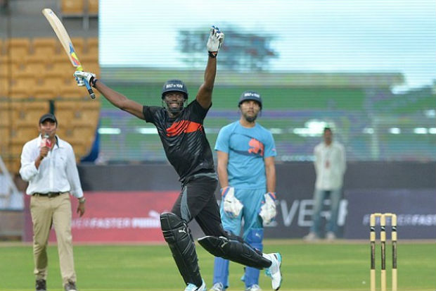 Bolt Kalah Lari dari Pemain Kriket India