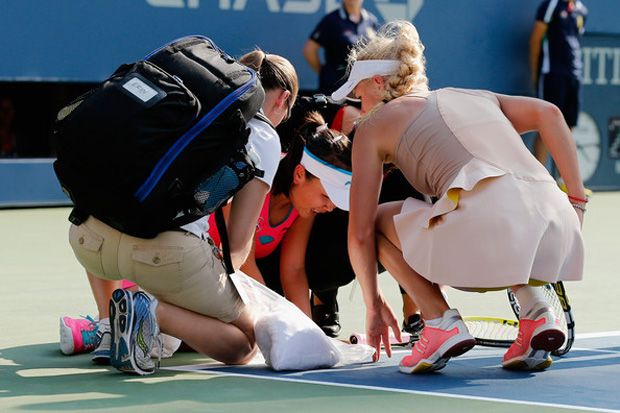 Cedera Shuai Peng Hantar Wozniacki ke Final