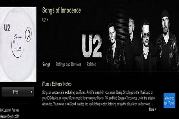 Pengguna iTunes Bisa Download Gratis Album Terbaru U2