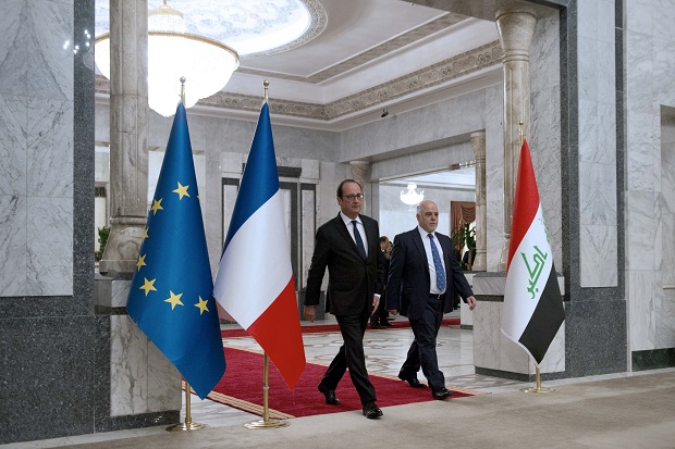 Berikan Dukungan, Hollande Sambangi Irak