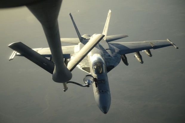 Jet Tempur AS dan Koalisi Bombardir Kilang Minyak Suriah
