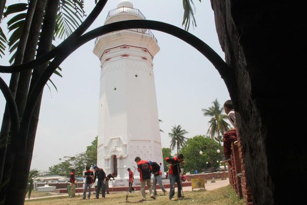Cegah Banjir, Biopori Dibuat di Masjid Banten Lama