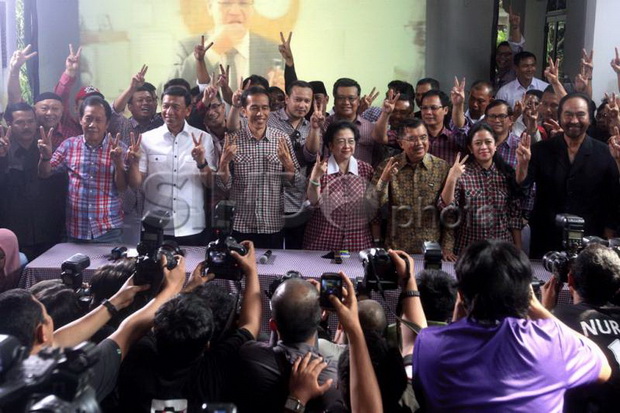 Megawati dan Jokowi Kumpulkan Ketum Parpol Koalisi