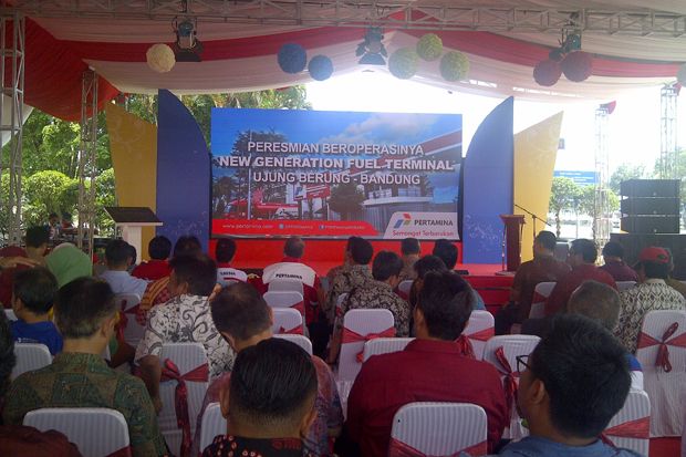 Pertamina Resmikan New Gantry System TBBM Bandung Group