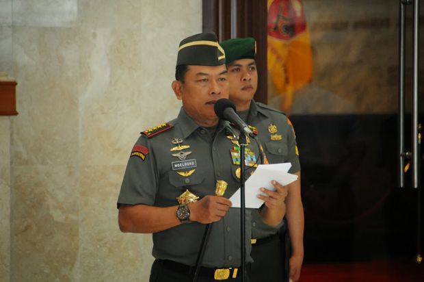 Pangkostrad dan 22 Pati TNI Naik Pangkat