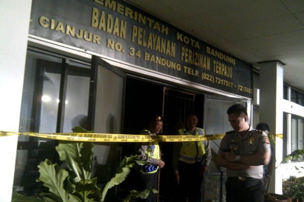 Kebakaran Landa Kantor BPPT dan Distarcip Kota Bandung