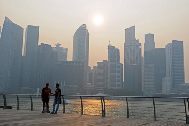 Kabut Asap Indonesia Bikin Polusi Udara Singapura Bahaya