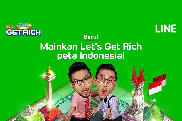 LINE Lets Get Rich Hadirkan Peta Indonesia