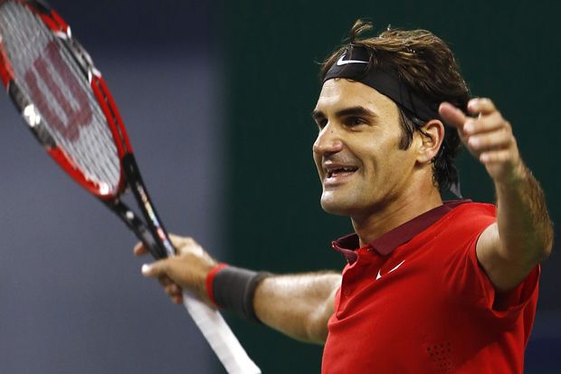 Federer Peras Keringat Susul Djokovic