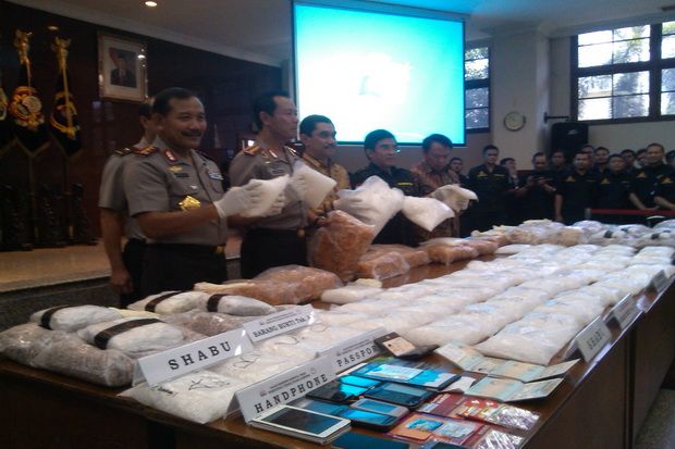 Polisi Ungkap Penyelundupan 71 Kg Sabu