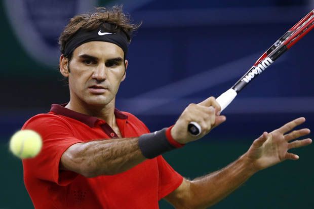 Federer Girang Jegal Djokovic