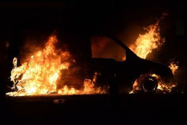 Dua Mobil Kades Hangus, Diduga Dibakar Orang Misterius