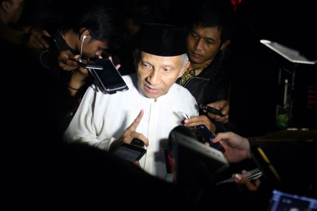 Alasan Keluarga, Amien Rais Tak Hadiri Pelantikan Jokowi