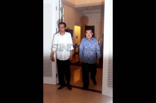 Jokowi-JK Gelar Pertemuan Mendadak dan Tertutup