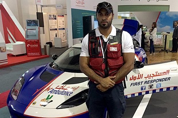 Ambulance Dubai Gunakan Supercar Lotus Evora
